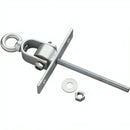 schommelhaak met oogmoer M12 x 160 mm verzinkt zilver