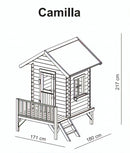 speelhuisje Camilla 177 x 184 x 210 cm hout