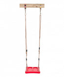 voetschommel 35 x 35 cm rood