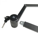 vouwslot ART-2 staal 100 cm zwart 11-delig