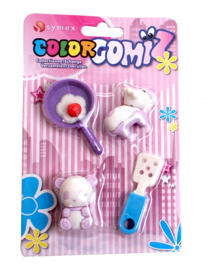 gummen Color Gomiz 4-delig multicolor (