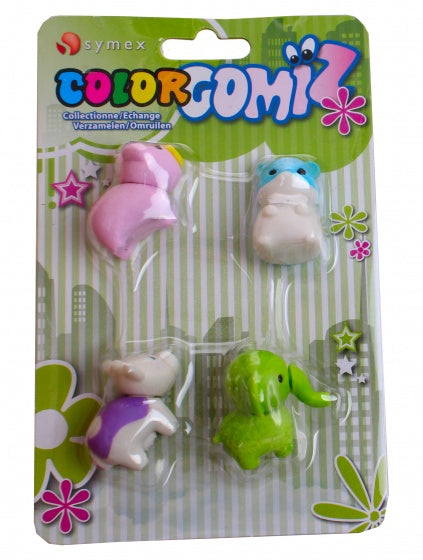 gummen Color Gomiz 4-delig multicolor (