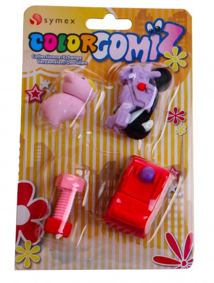 gummen Color Gomiz 4-delig multicolor (#1)