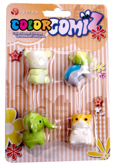 gummen Color Gomiz 4-delig multicolor (