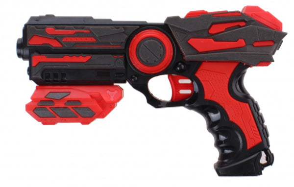 blaster shotgun Pro Shooter II foam 23 cm zwart/rood