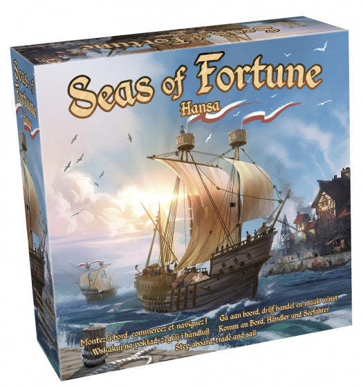 bordspel Seas of Fortune junior karton blauw