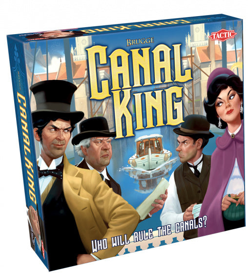 bordspel Canal King Brugge karton 179-delig