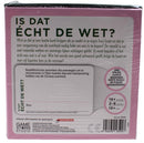 kaartspel Is dat echt de wet? karton groen/roze 200-delig