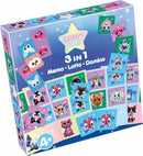 kaartspel 3-in-1 junior 22 cm karton