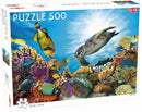 legpuzzel Animals koraalrif 31 x 47 cm karton 500 stukjes