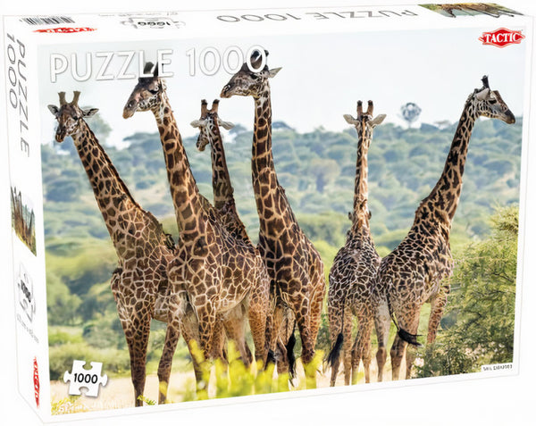 legpuzzel Animals giraffe 48 x 67 cm karton 1000 stukjes