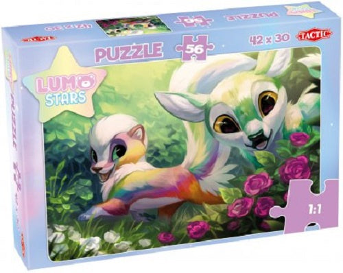 legpuzzel Lumo Stars Fantasie 42 x 30 cm 56 stukjes