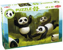 legpuzzel Panda Stars junior karton 56 stukjes