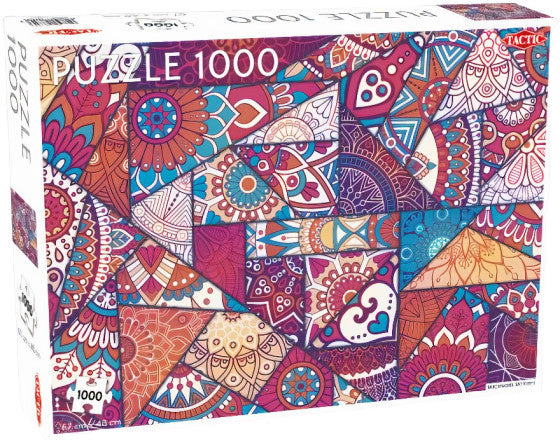 legpuzzel gekleurde patronen 67 x 48 cm 1000 stukjes