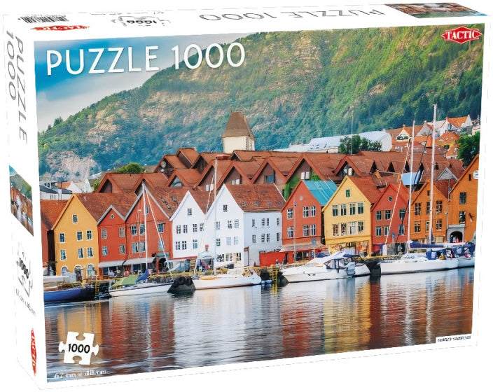 legpuzzel haven in Bergen 67 x 48 cm 1000 stukjes