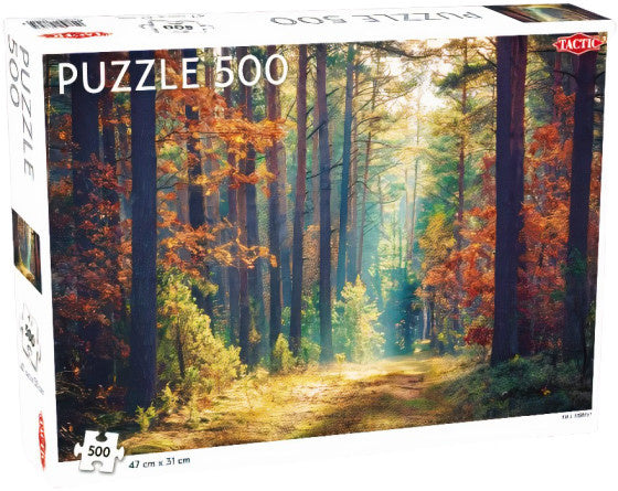 legpuzzel herfst bos 47 x 31 cm 500 stukjes