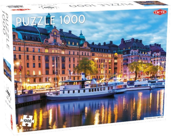 legpuzzel sterren in Stockholm aan de pier 1000 stukjes