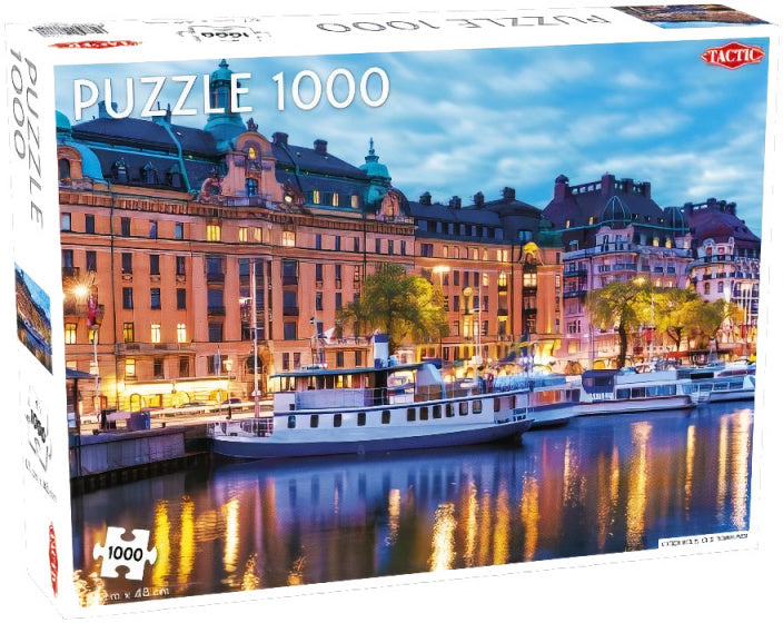 legpuzzel sterren in Stockholm aan de pier 1000 stukjes