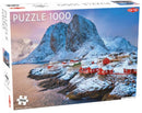 legpuzzel vissersstadje Hamnoy 67 x 48 cm 1000 stukjes