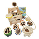 ringwerpen junior 23 x 19 x 33 cm hout bruin