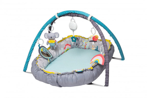 baby-gym Koala Musical junior 115 x 78 cm blauw/grijs