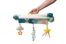 baby-gym Mini Moon junior 77 x 59 cm blauw/wit