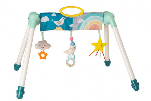 baby-gym Mini Moon junior 77 x 59 cm blauw/wit