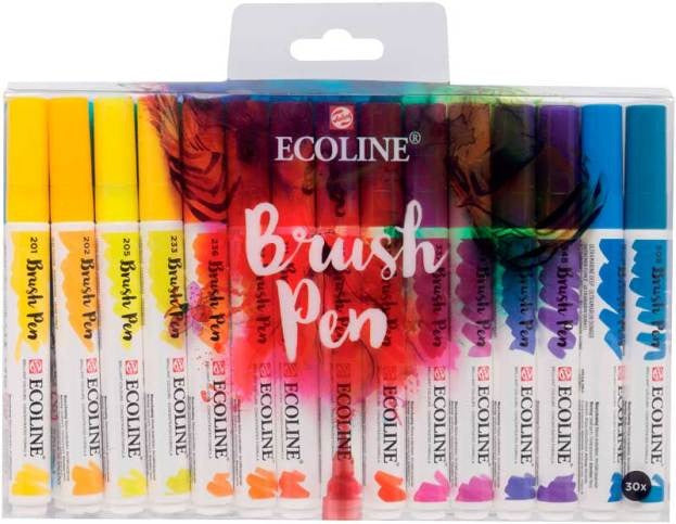 Talens Ecoline Brush Pen, 30st.