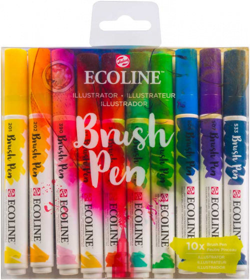 brushpennen Ecoline Illustrator 10 stuks