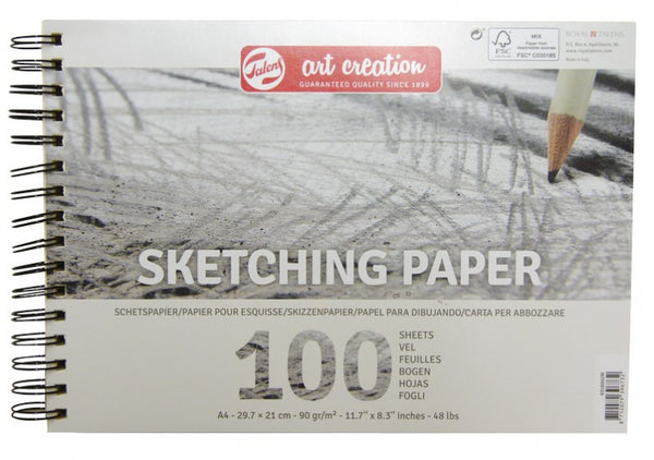 schetsblok A4 90 gr 32 x 21 cm papier wit 100 vellen