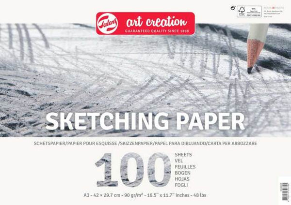 Talens Art Creation Schetspapier 42x29,7cm 90G 100 Vellen