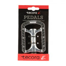 Pedaalset Trekking/BMX Tecora E aluminium met lagers - zilver
