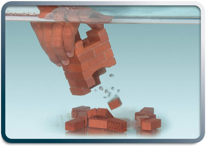 bouwpakket strandhuis 29,2 x 35,1 cm bruin 130-delig