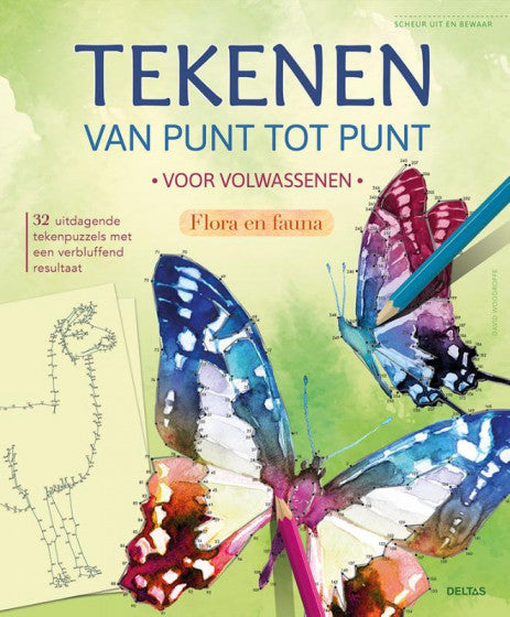 Tekenen van punt tot punt 25,5 x 30,5 cm 64 pagina's