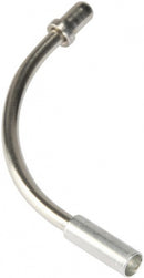 kabelbocht 9 cm 90 graden RVS zilver 6 stuks