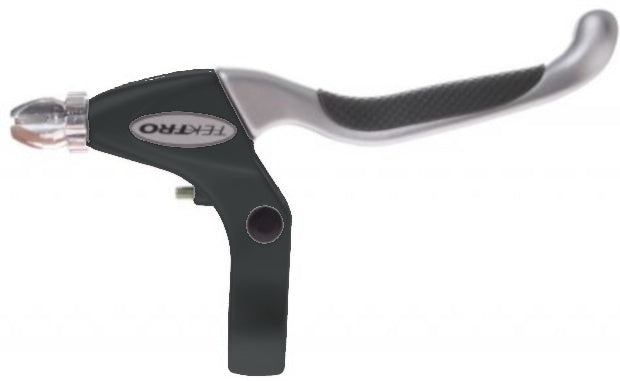 remgreep rechts CL530 V-brake 4-vinger zilver