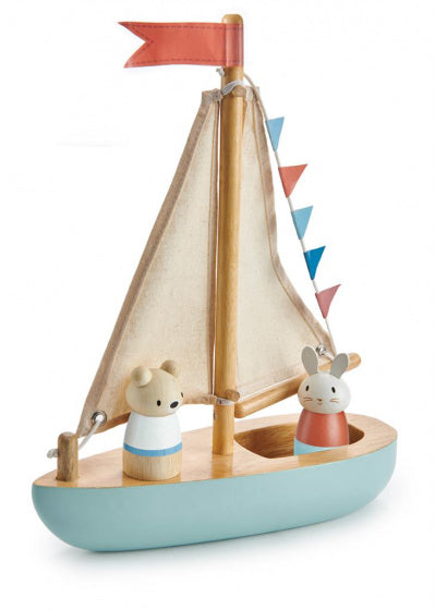 boot Sailaway junior 29,5 x 23 cm hout 3-delig