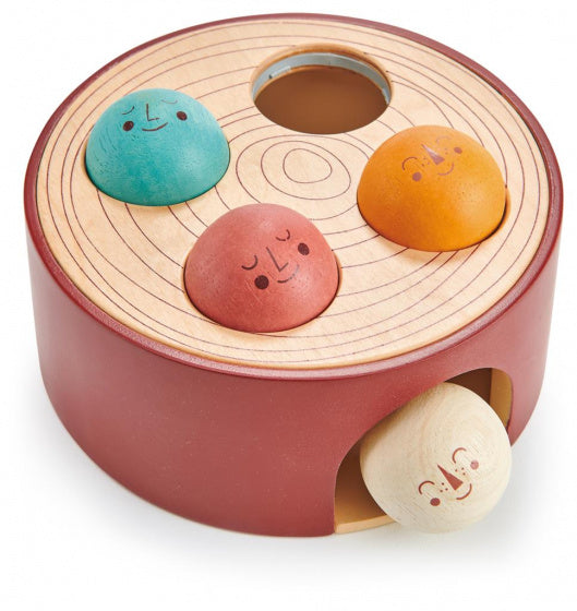 hamerbank 17 x 17 x 7,5 cm steenrood 6-delig