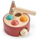 hamerbank 17 x 17 x 7,5 cm steenrood 6-delig