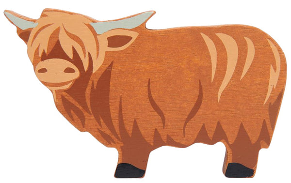 hooglander junior 11 cm hout bruin