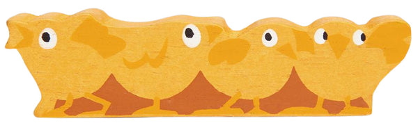 kuikens junior 11 cm hout geel