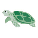 schildpad 9 cm hout groen