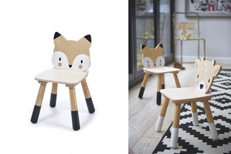 kinderkamer stoel vos junior hout
