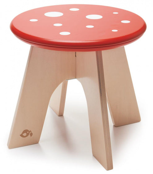 kinderkruk Toadstool 34,5 cm hout rood