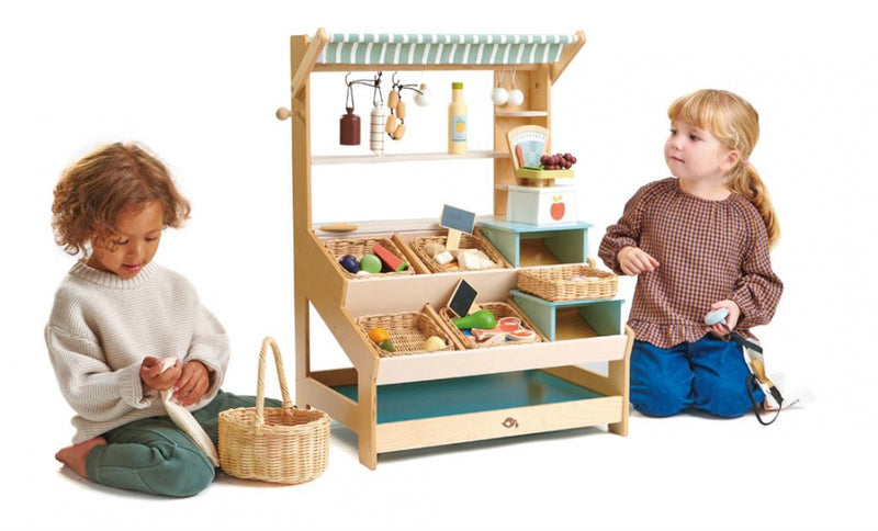 marktkraam junior 57 x 52 x 83 cm hout groen