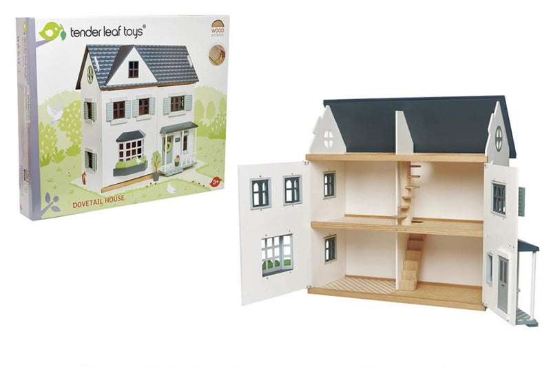 poppenhuis junior blauw 68x39,5x69,5 cm