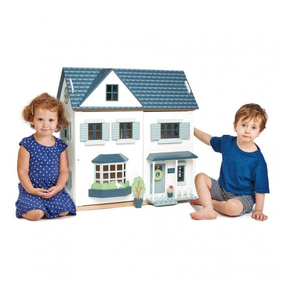 poppenhuis junior blauw 68x39,5x69,5 cm