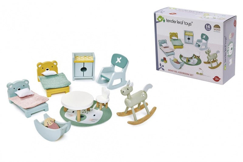 poppenhuis kinderkamer junior 14-delig