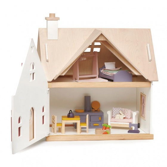 poppenhuis konijn met meubels 25-delig