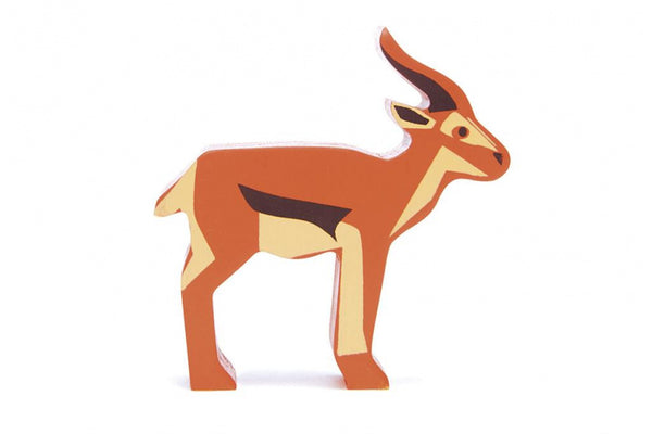 safaridier Antilope junior 7,6 cm hout oranje